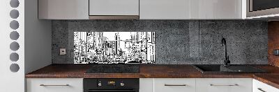 Panel do kuchni Ulice Nowego Jorku