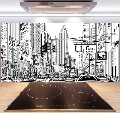 Panel do kuchni Ulice Nowego Jorku