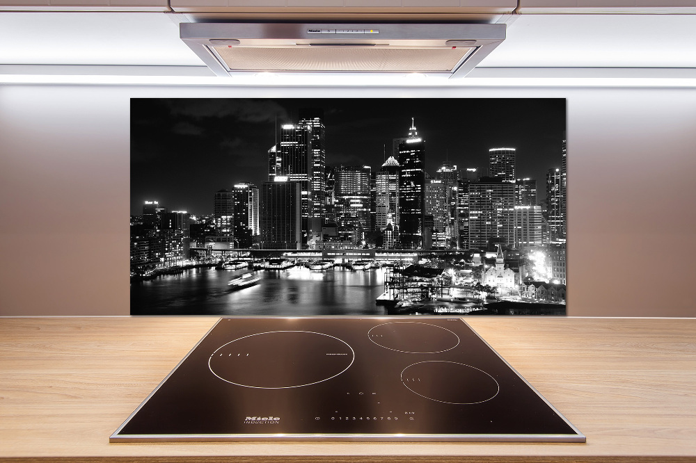 Panel dekor szkło Sydney nocą