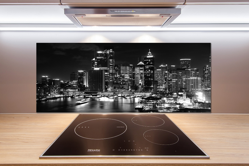 Panel dekor szkło Sydney nocą