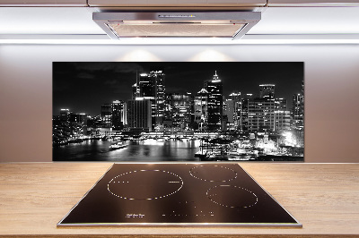 Panel dekor szkło Sydney nocą