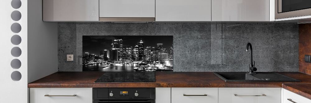 Panel dekor szkło Sydney nocą