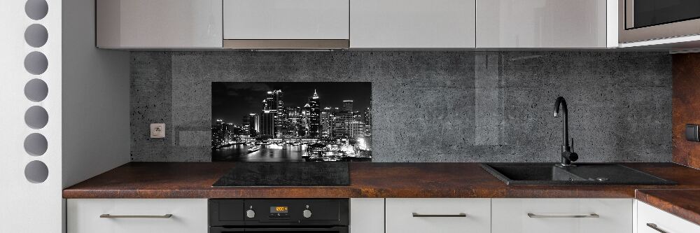Panel dekor szkło Sydney nocą
