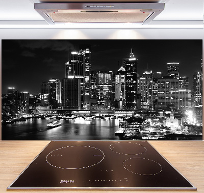Panel dekor szkło Sydney nocą