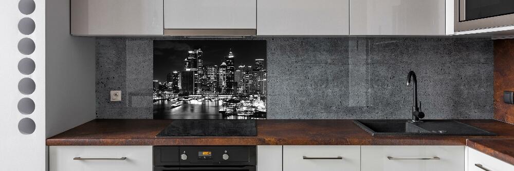 Panel dekor szkło Sydney nocą
