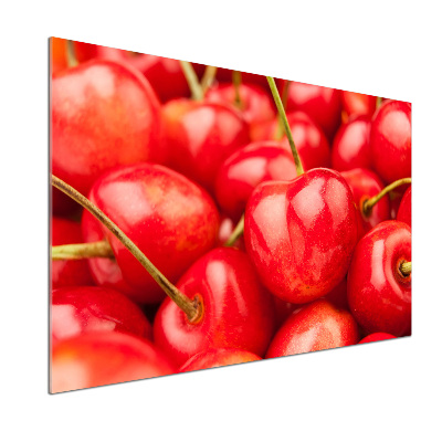 Panel szklany do kuchni Wiśnia