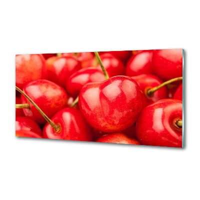 Panel szklany do kuchni Wiśnia