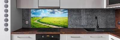 Panel do kuchni Ścieżka na łące