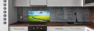 Panel do kuchni Ścieżka na łące
