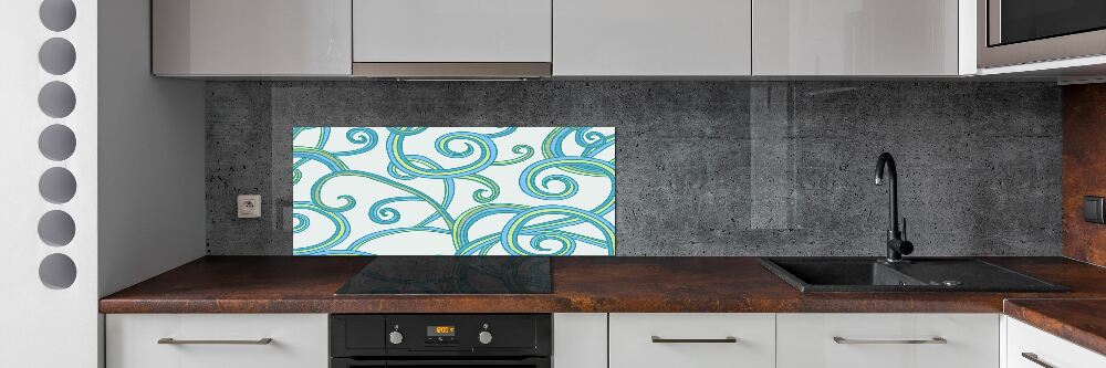 Panel lakobel Abstrakcyjne spirale
