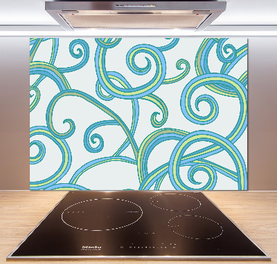 Panel lakobel Abstrakcyjne spirale