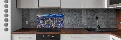 Panel lacobel Nowy Jork lot ptaka
