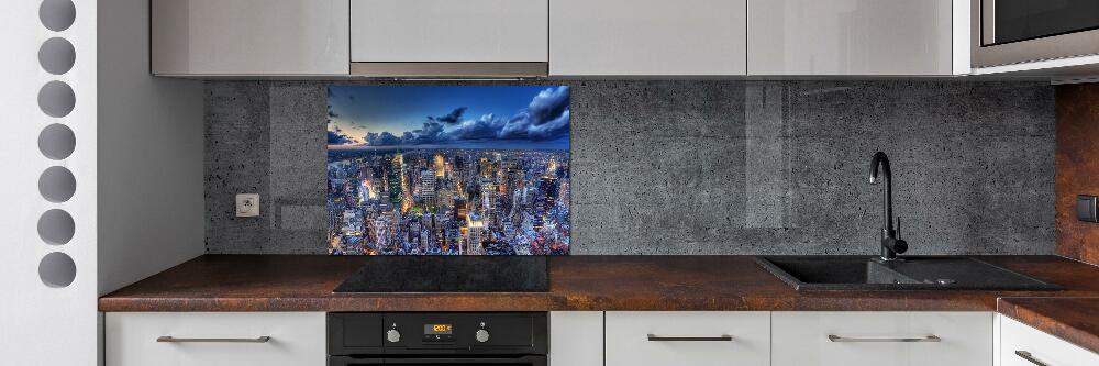 Panel lacobel Nowy Jork lot ptaka