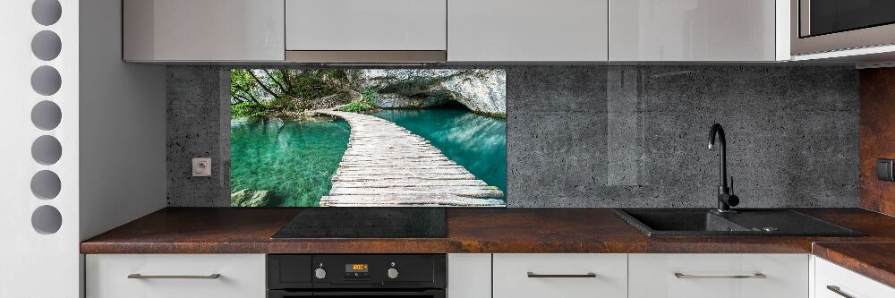 Panel do kuchni Jeziora Plitwickie