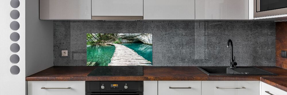 Panel do kuchni Jeziora Plitwickie