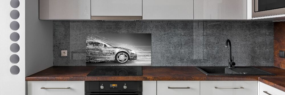 Panel do kuchni Pędzący samochód