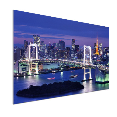 Panel dekor szkło Most w Tokio