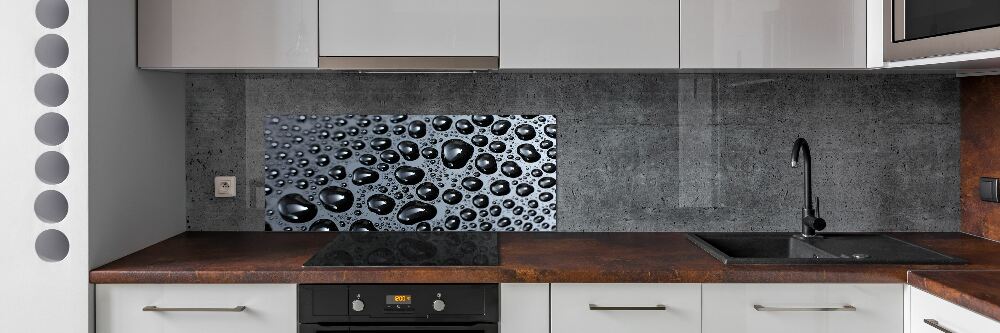 Panel dekor szkło Krople wody