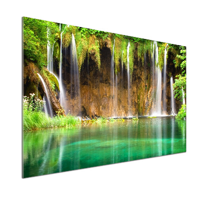 Panel do kuchni Jeziora Plitwickie