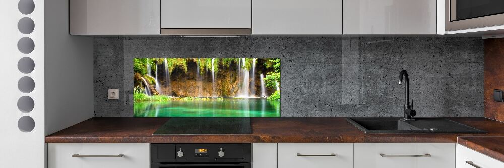 Panel do kuchni Jeziora Plitwickie