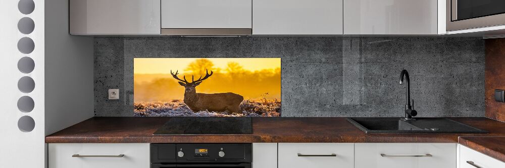 Panel lacobel Jeleń wschód słońca