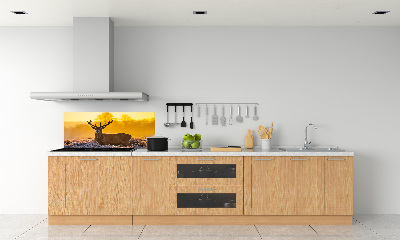 Panel lacobel Jeleń wschód słońca