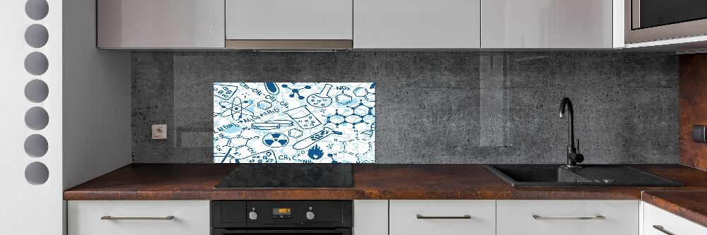 Panel dekor szkło Chemia tło