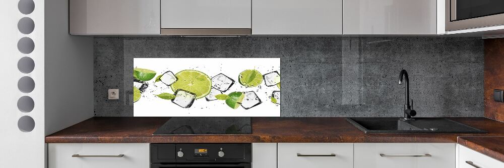 Panel do kuchni Limonka z lodem