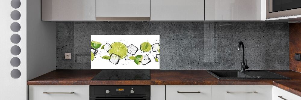 Panel do kuchni Limonka z lodem