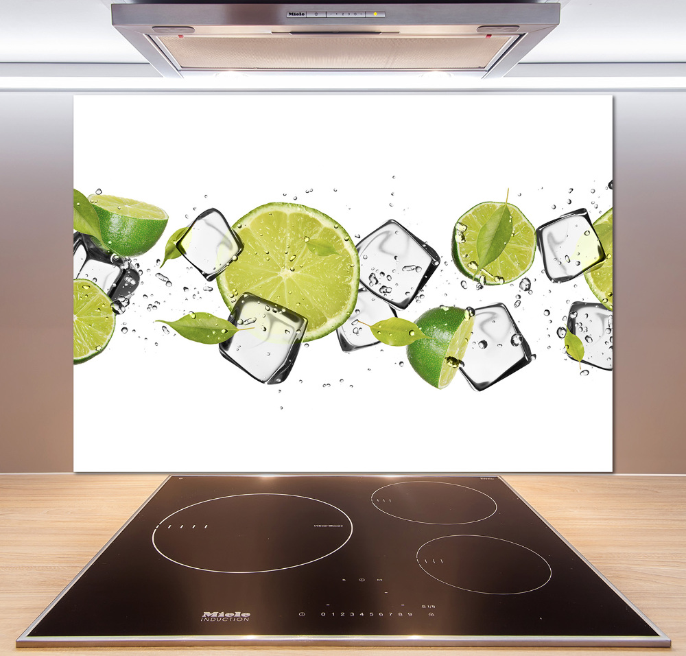 Panel do kuchni Limonka z lodem