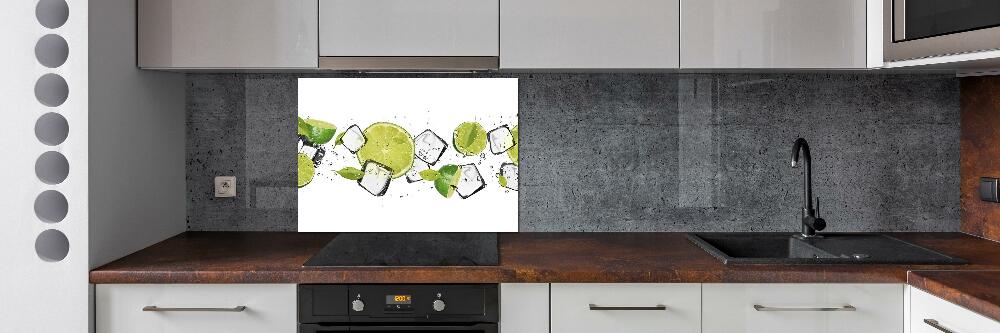 Panel do kuchni Limonka z lodem
