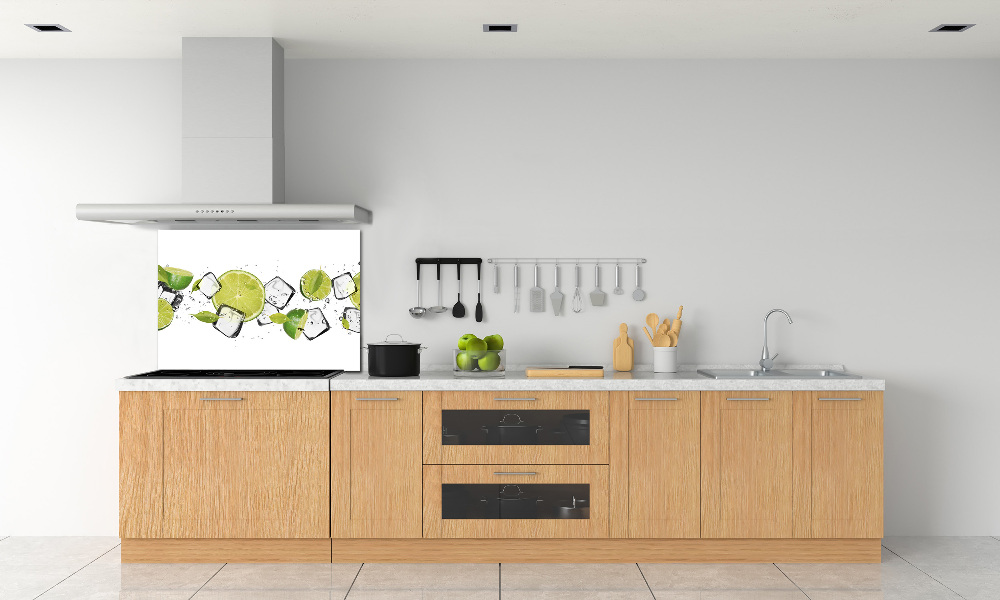 Panel do kuchni Limonka z lodem