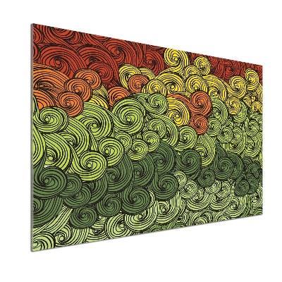 Panel do kuchni Kolorowe fale
