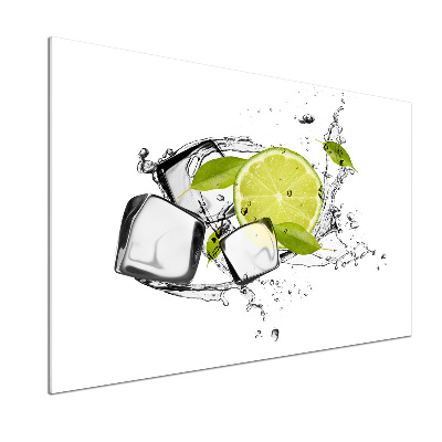 Panel do kuchni Limonka z lodem