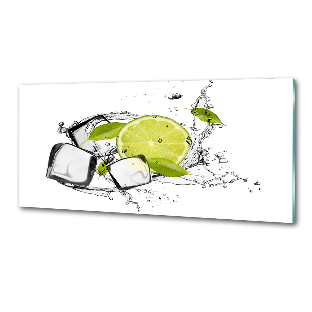 Panel do kuchni Limonka z lodem