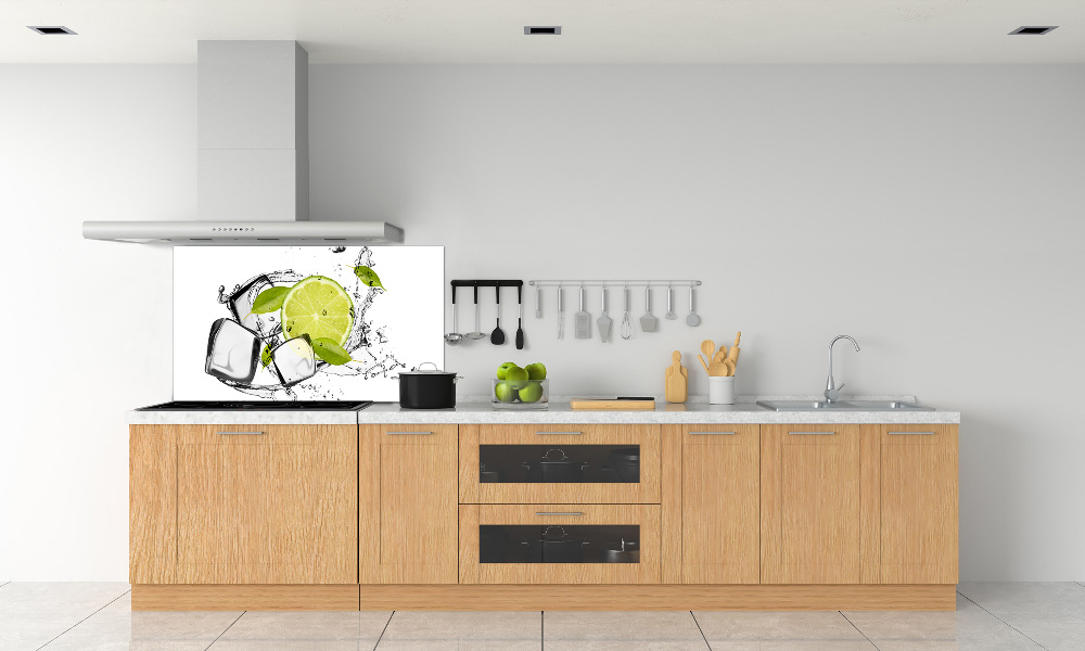 Panel do kuchni Limonka z lodem