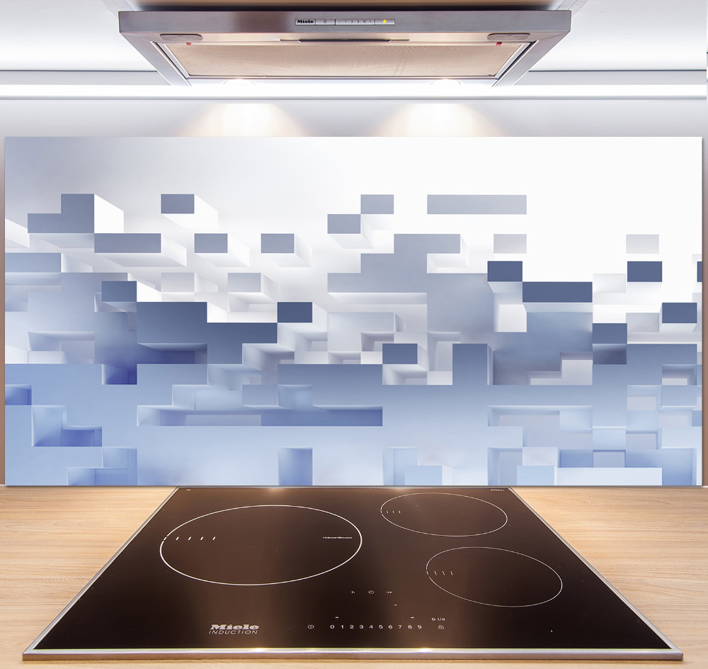 Panel do kuchni Abstrakcja kostki