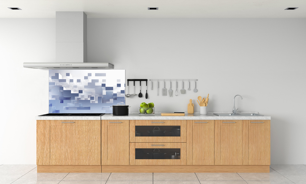 Panel do kuchni Abstrakcja kostki