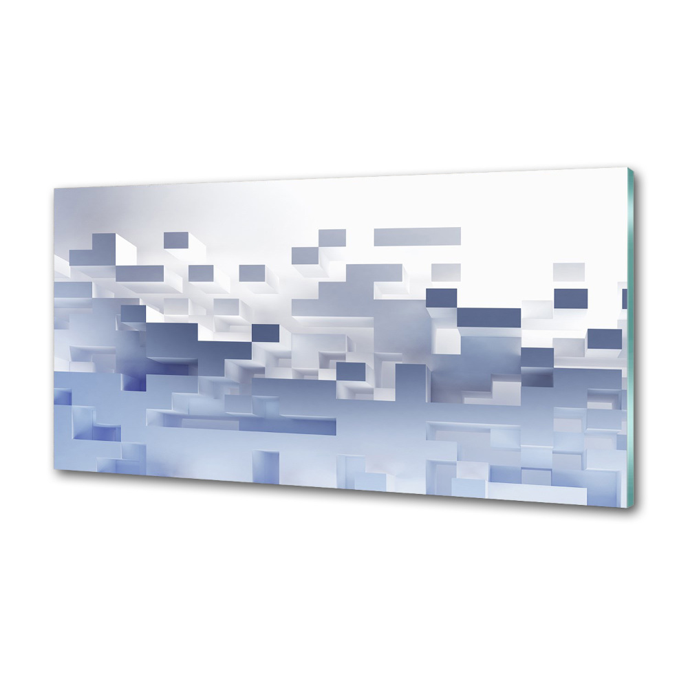 Panel do kuchni Abstrakcja kostki