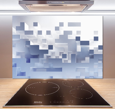 Panel do kuchni Abstrakcja kostki