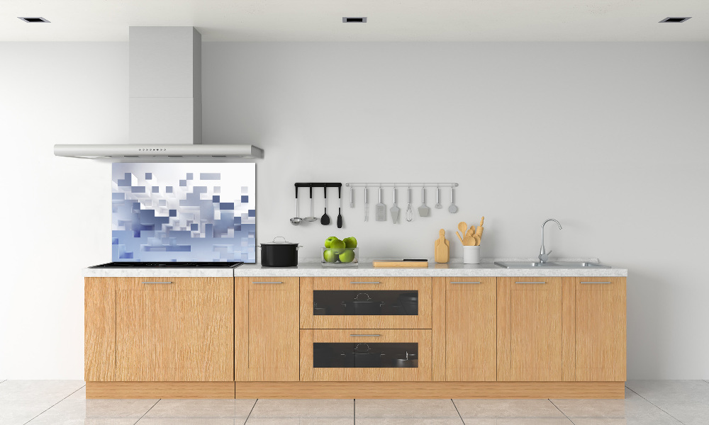 Panel do kuchni Abstrakcja kostki