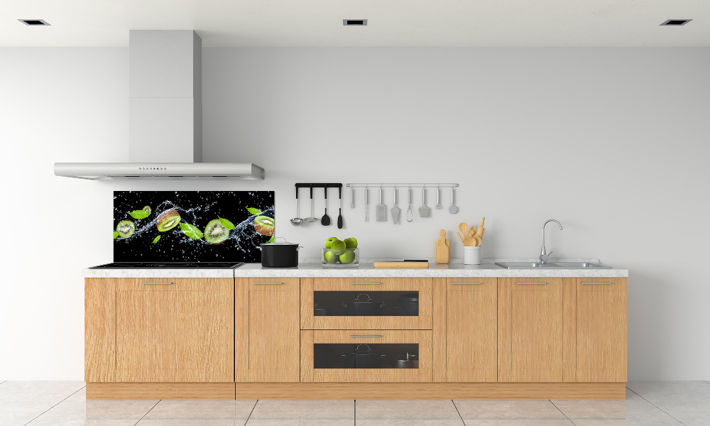 Panel dekor szkło Kiwi i woda