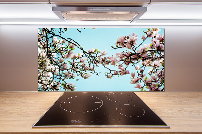 Panel do kuchni Kwiaty magnolii