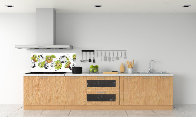 Panel dekor szkło Kiwi i woda