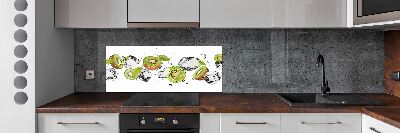 Panel dekor szkło Kiwi i woda