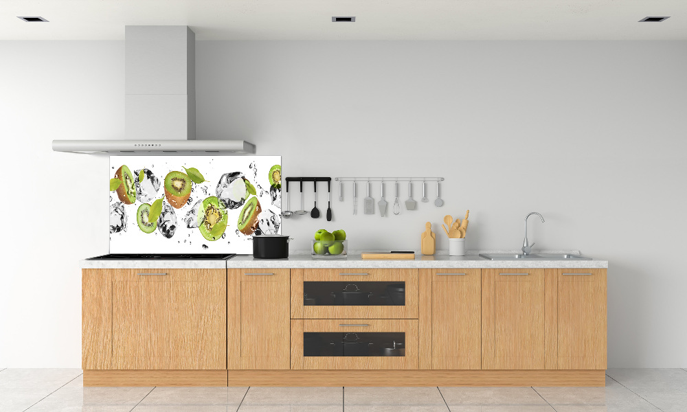 Panel dekor szkło Kiwi i woda