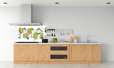 Panel dekor szkło Kiwi i woda