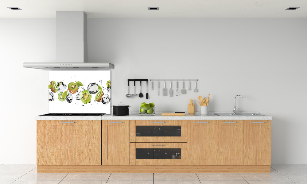 Panel dekor szkło Kiwi i woda