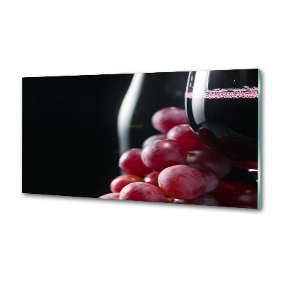Panel do kuchni Winogrona i wino