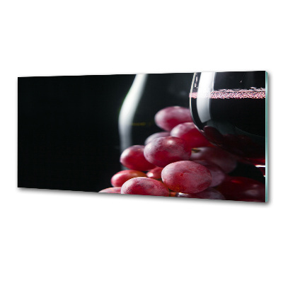 Panel do kuchni Winogrona i wino